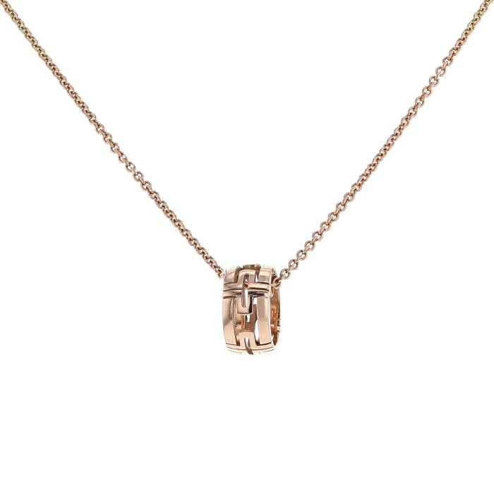 [Elitejewels]PARENTESI NECKLACE PINK GOLD