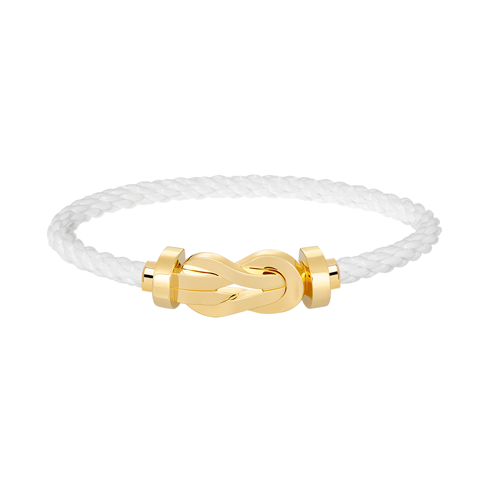 [Elitejewels]CHANCE LARGE 8 FIGURE BUCKLE NO DIAMOND BRACELET GOLD