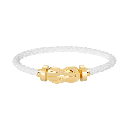 [Elitejewels]Chance großes Armband mit 8-stelliger Schnalle, ohne Diamanten, Gold