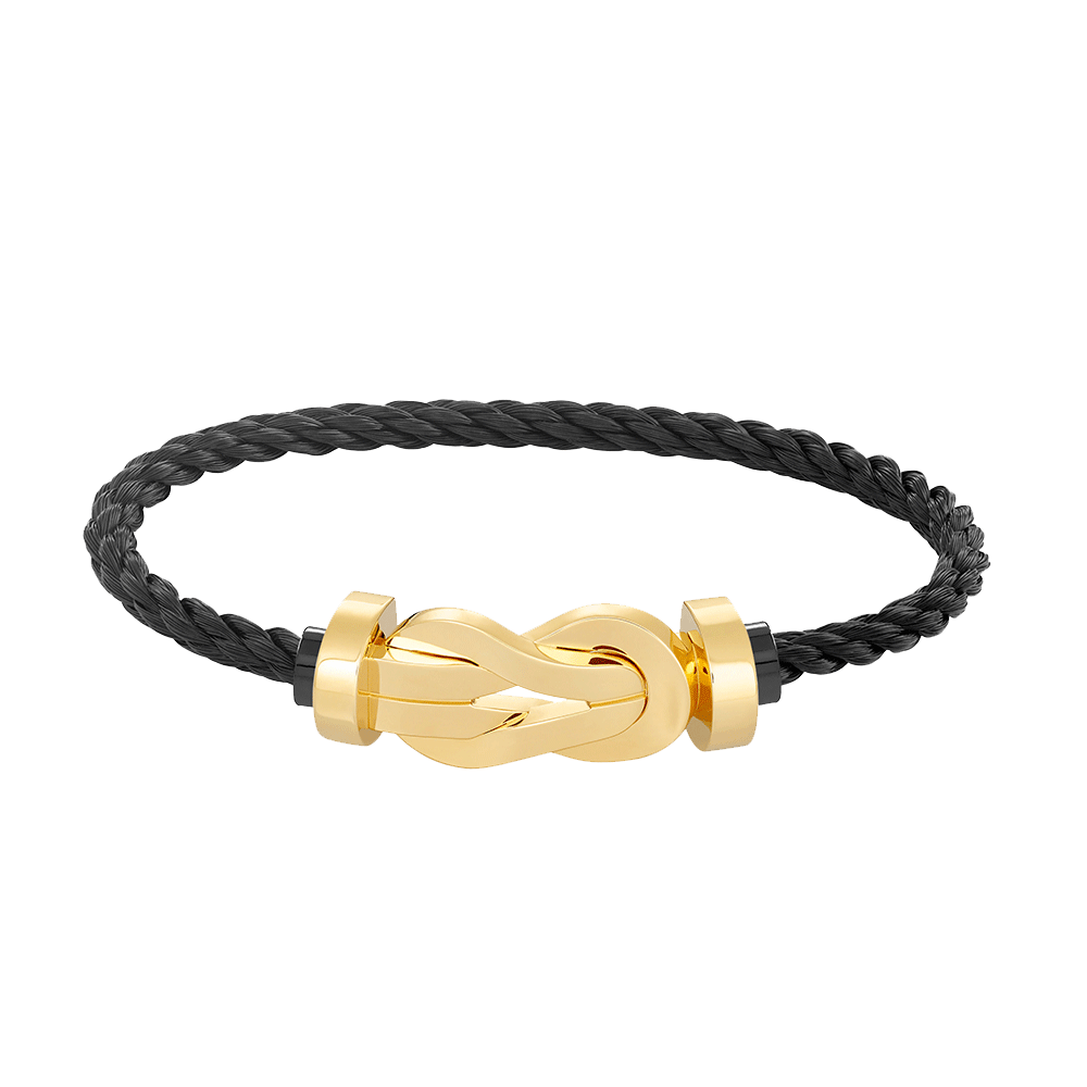 [Elitejewels]Chance großes Armband mit 8-stelliger Schnalle, ohne Diamanten, Gold