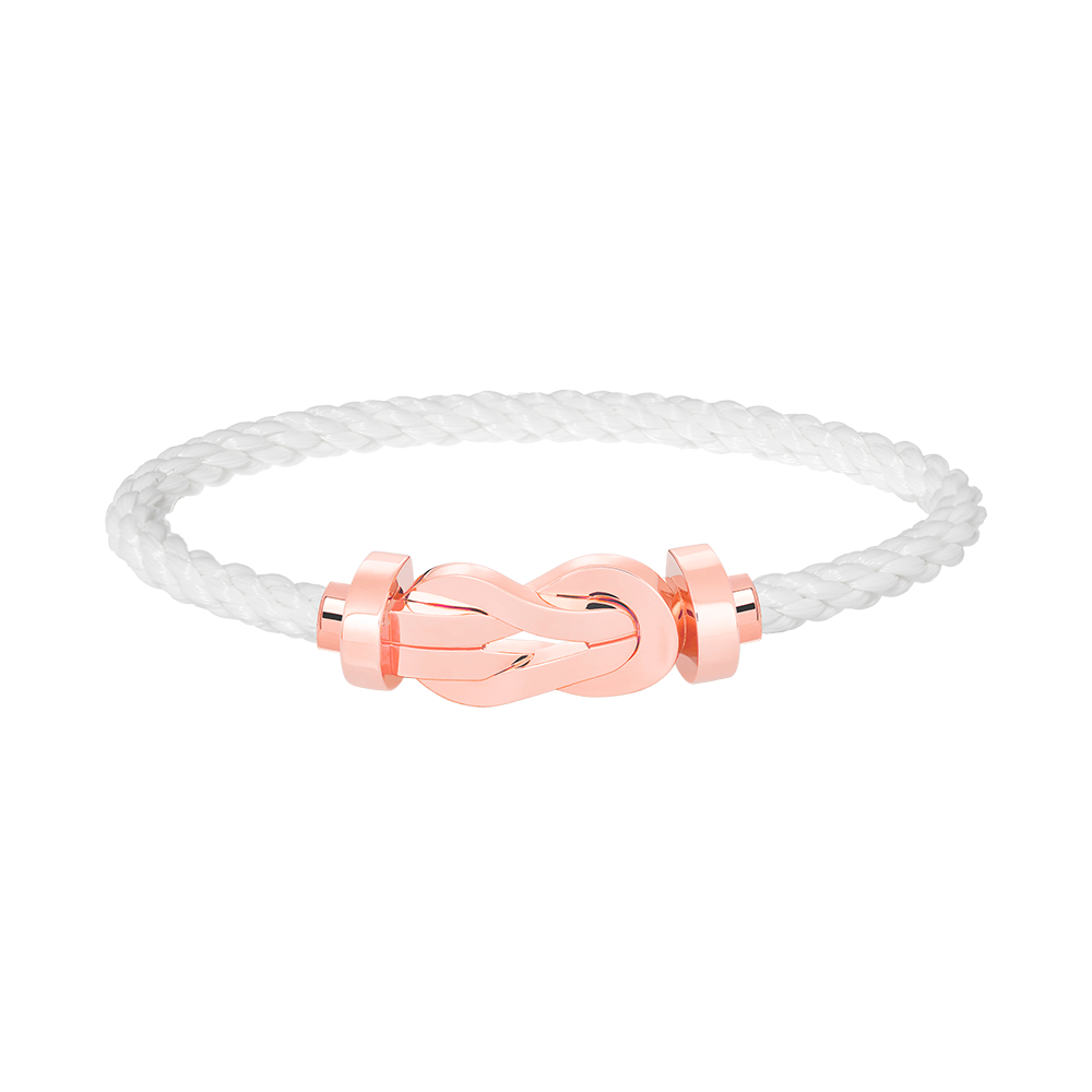 [Elitejewels]Chance Armband mit großer 8-stelliger Schnalle, ohne Diamanten, Roségold