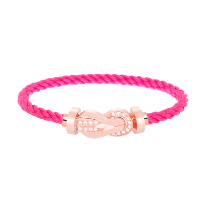 [Elitejewels]Chance großes Armband mit 8-stelliger Schnalle und halbem Diamanten in Roségold