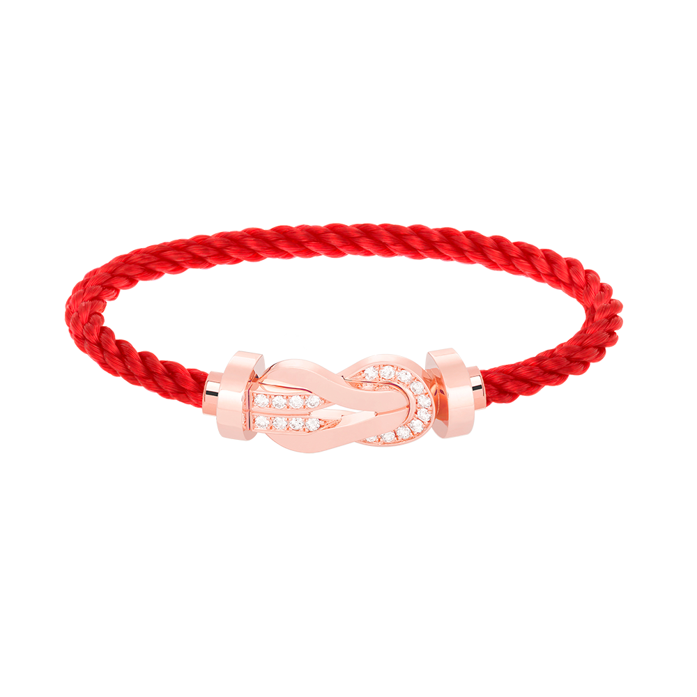 [Elitejewels]Chance großes Armband mit 8-stelliger Schnalle und halbem Diamanten in Roségold