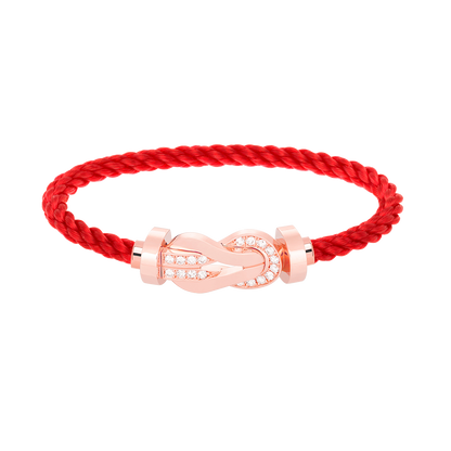 [Elitejewels]Chance großes Armband mit 8-stelliger Schnalle und halbem Diamanten in Roségold