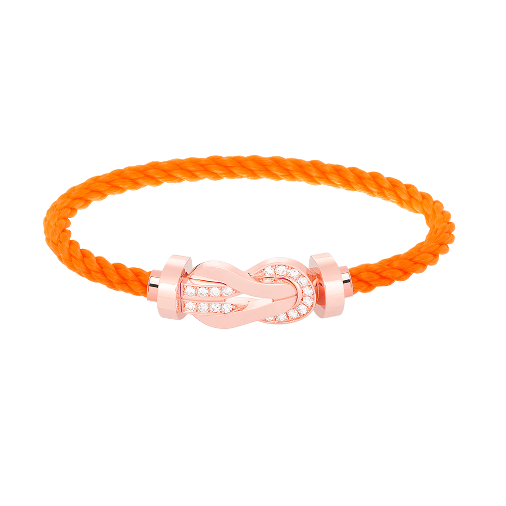 [Elitejewels]Chance großes Armband mit 8-stelliger Schnalle und halbem Diamanten in Roségold