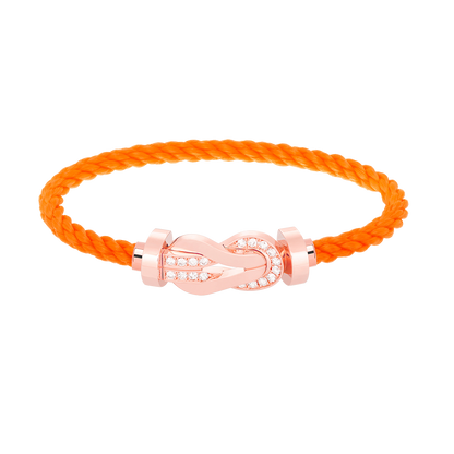 [Elitejewels]Chance großes Armband mit 8-stelliger Schnalle und halbem Diamanten in Roségold