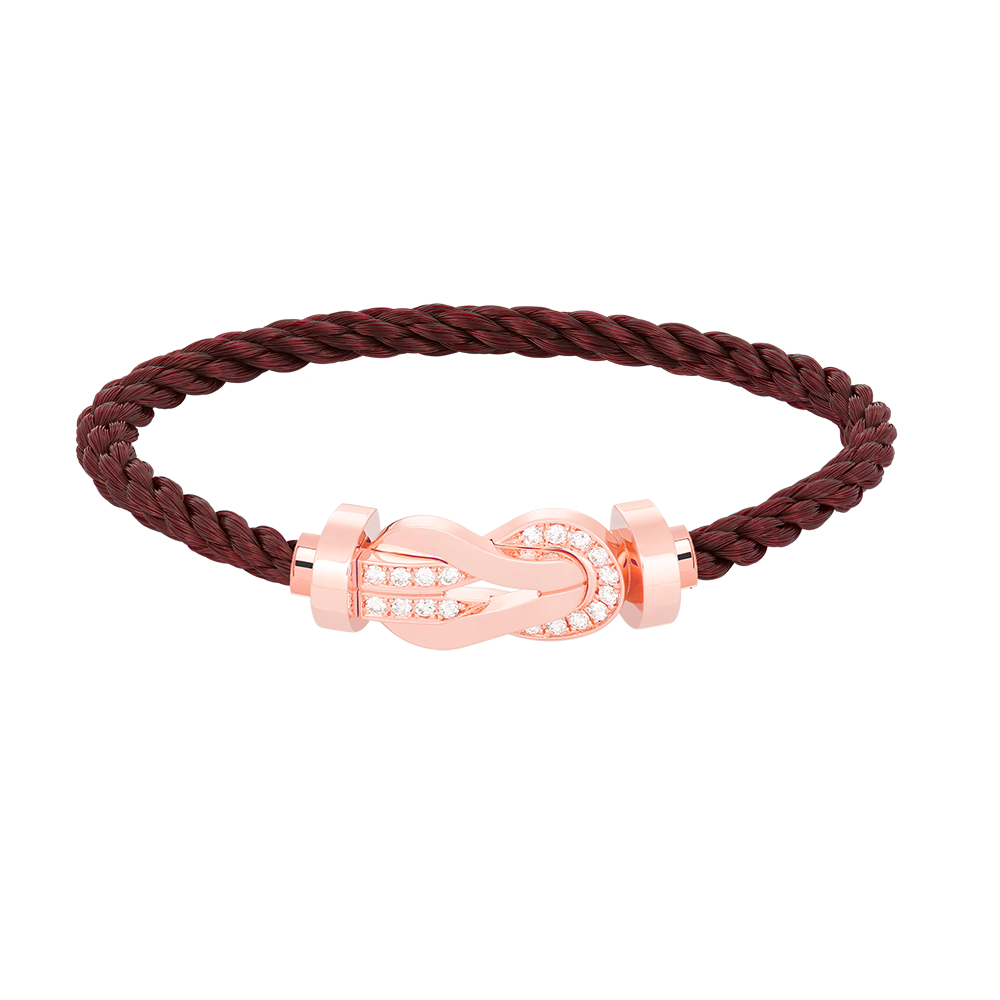 [Elitejewels]Chance großes Armband mit 8-stelliger Schnalle und halbem Diamanten in Roségold