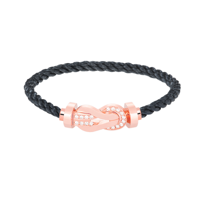 [Elitejewels]Chance großes Armband mit 8-stelliger Schnalle und halbem Diamanten in Roségold