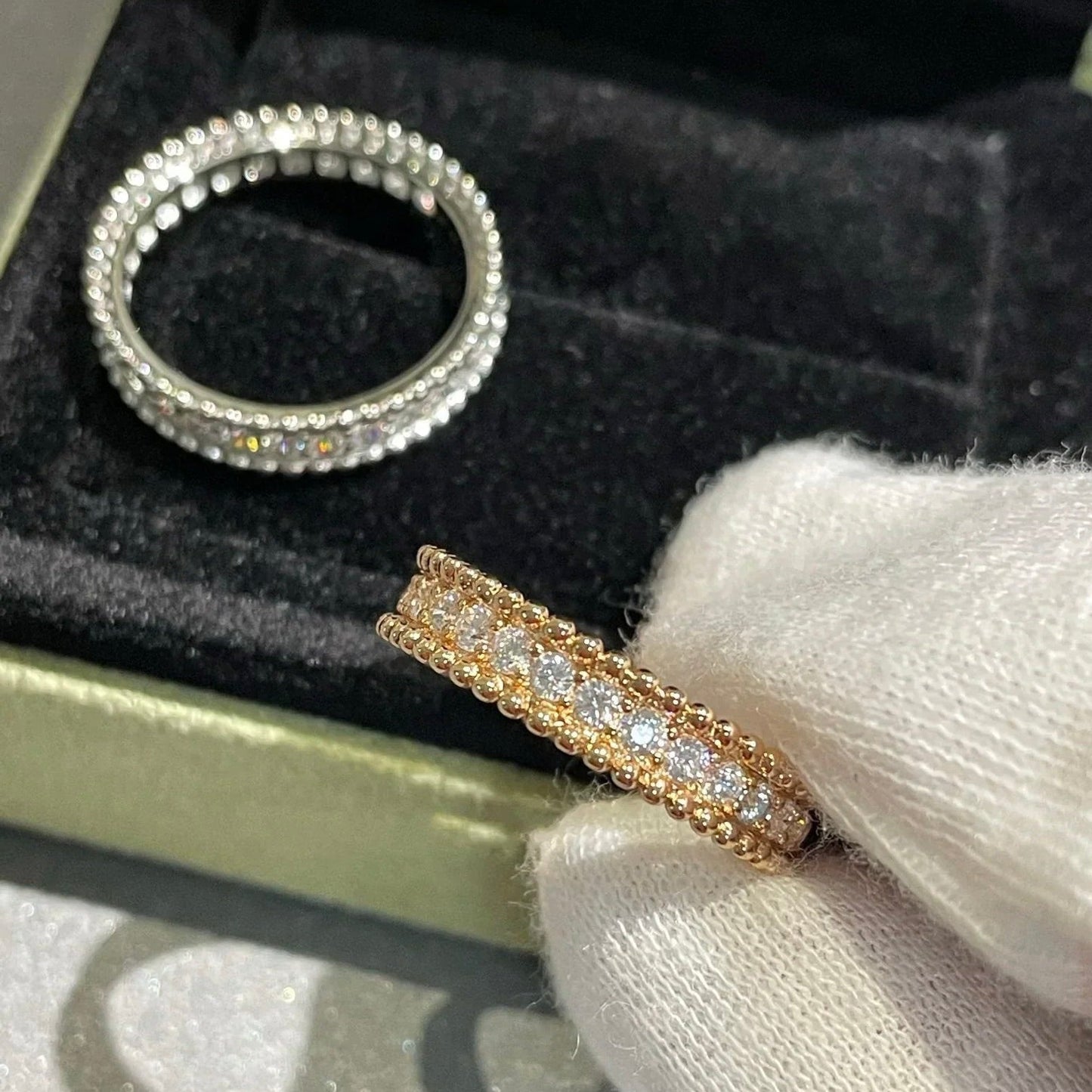 [Elitejewels]PERLEE DIAMOND SILVER RING