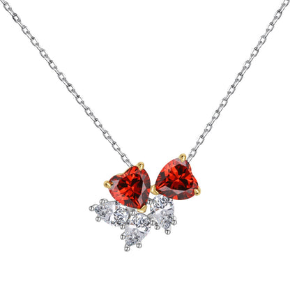 [Elitejewels]Dainty Red Heart Necklace