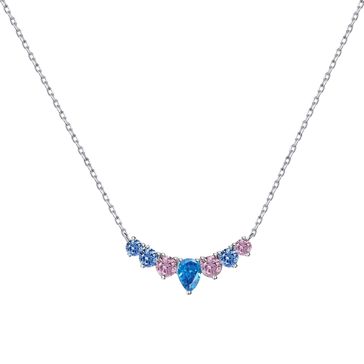 [Elitejewels]Dainty Colorful Heart Necklace