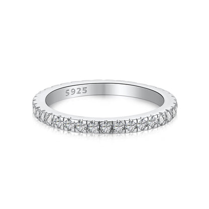 [Elitejewels]Delicate Sparkling Round Cut Daily Ring