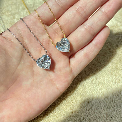 [Elitejewels]6.0 carat Radiant Heart Shape Necklace