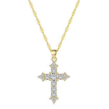 [Elitejewels]Delicate Cross Shape Necklace