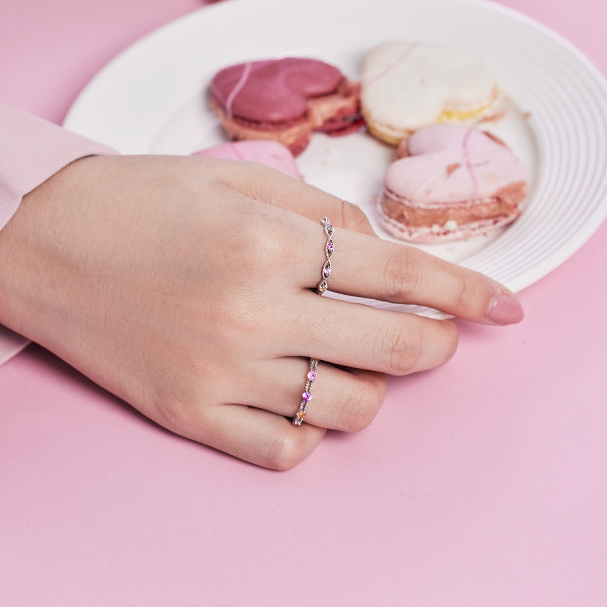 [Elitejewels]Elegant Energetic Round Cut Daily Ring