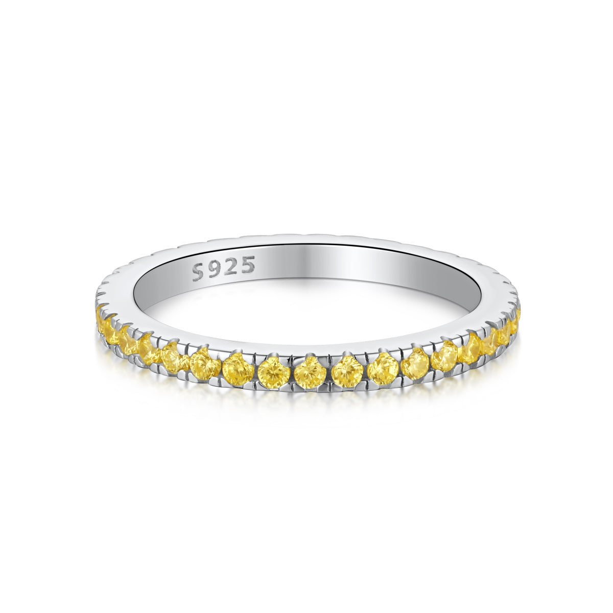 [Elitejewels]Delicate Sparkling Round Cut Daily Ring