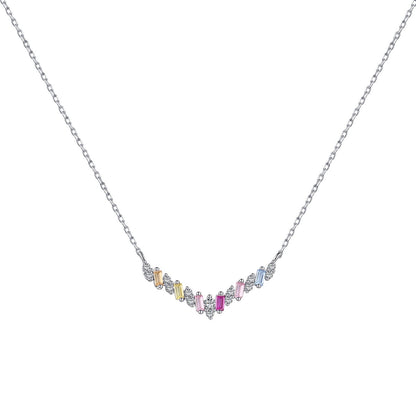 [Elitejewels]Dazzling Rainbow Necklace