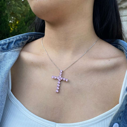 [Elitejewels]Radiant Cross Shape Necklace