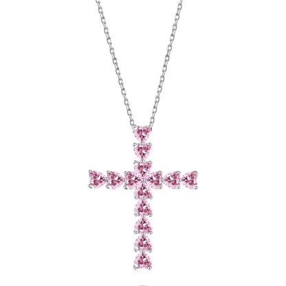 [Elitejewels]Radiant Cross Shape Necklace