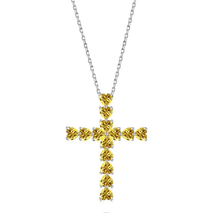 [Elitejewels]Radiant Cross Shape Necklace