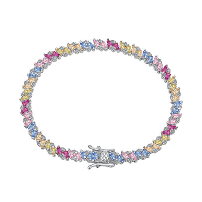 [Elitejewels]Ornate Sparkling Multi Cut Party Bracelet