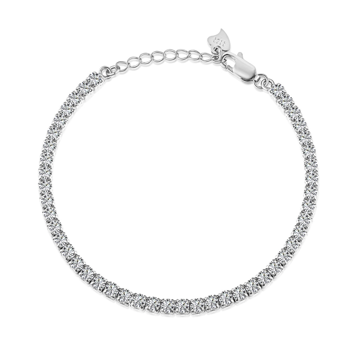 [Elitejewels]Sparkling Round Cut Daily Bracelet