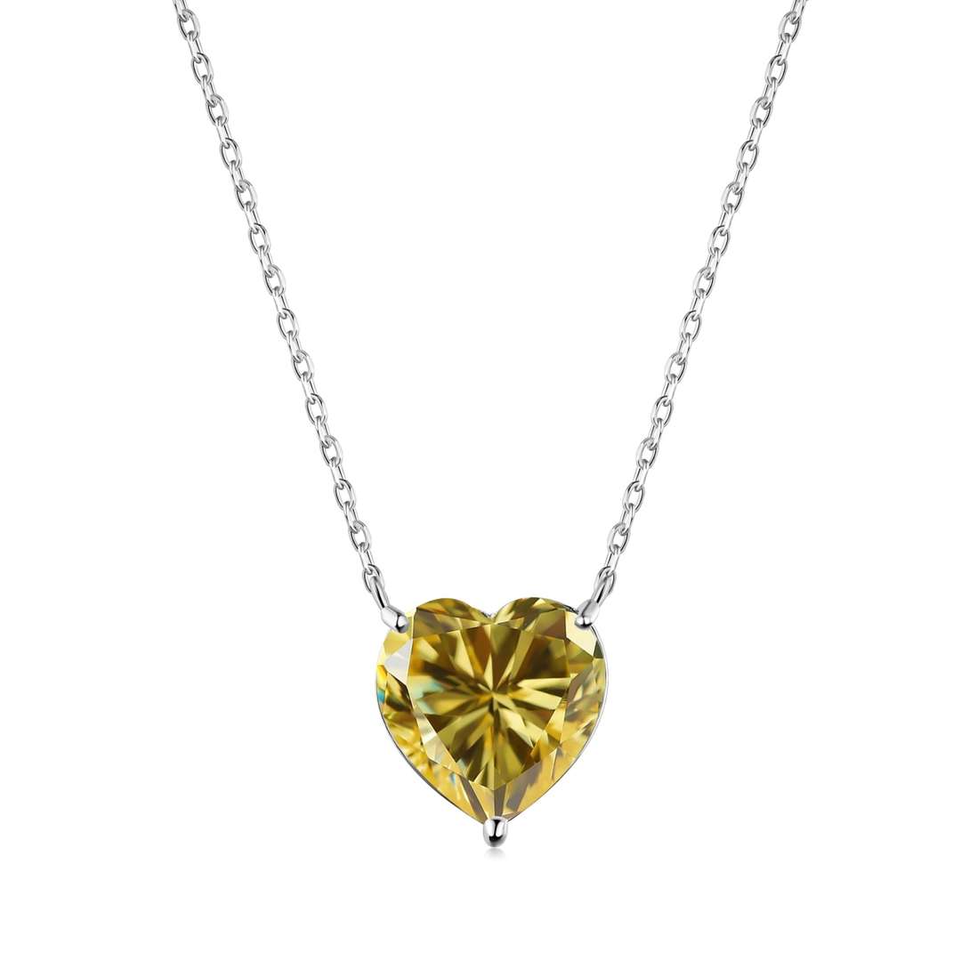 [Elitejewels]6.0 carat Radiant Heart Shape Necklace