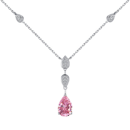 [Elitejewels]Dazzling Pear Cut Necklace