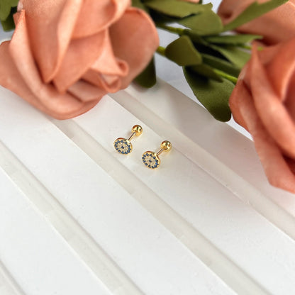 [Elitejewels]Devil's Eye Ear Bone Nail Earrings