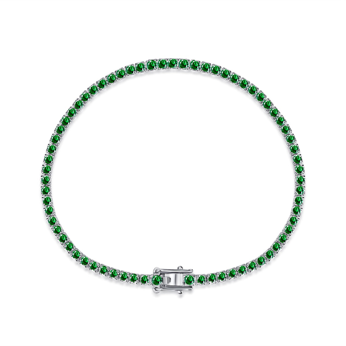 [Elitejewels]Schillerndes, farbenfrohes Armband im Rundschliff für jeden Tag