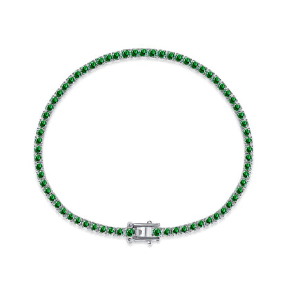 [Elitejewels]Schillerndes, farbenfrohes Armband im Rundschliff für jeden Tag