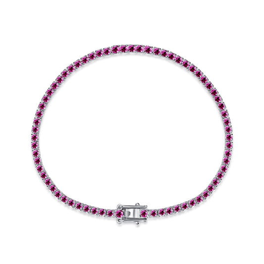 [Elitejewels]Dazzling Colorful Round Cut Daily Bracelet