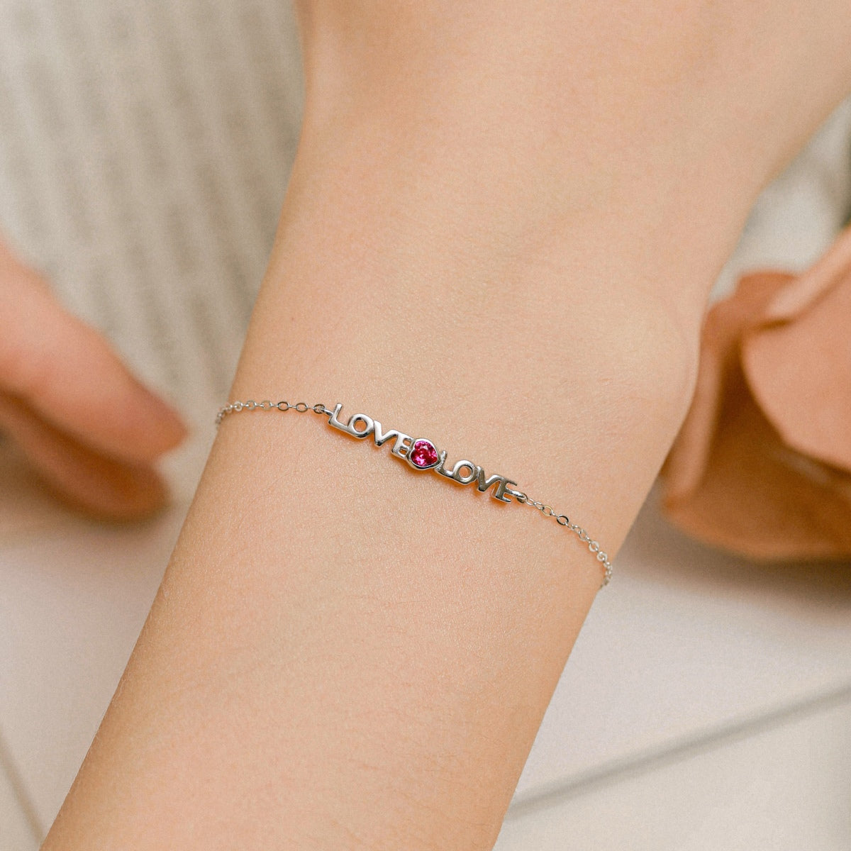 [Elitejewels]Romantic Heart Shape Lover Bracelet