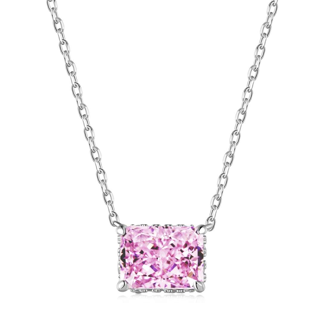 [Elitejewels]Luxurious Square Shape Colorful Necalack