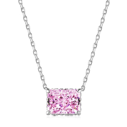 [Elitejewels]Luxurious Square Shape Colorful Necalack