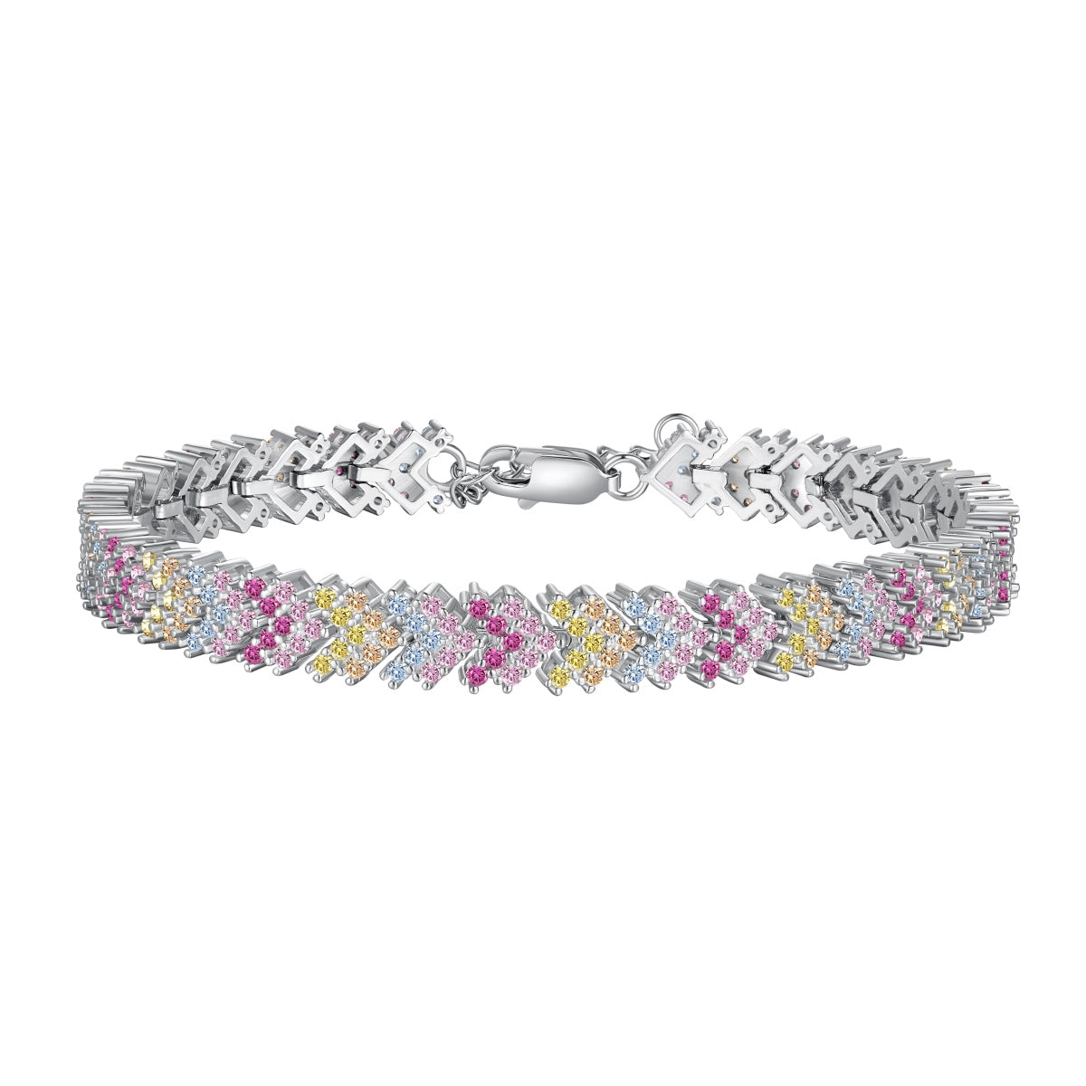 [Elitejewels]Ornate Sparkling Round Cut Party Bracelet