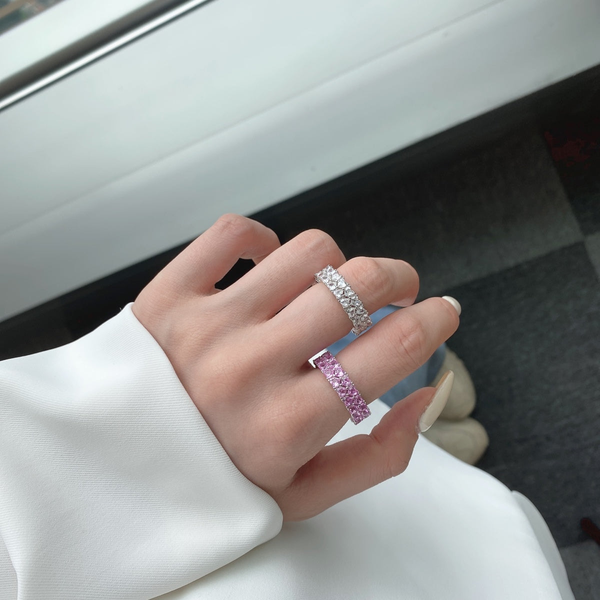 [Elitejewels]Sparkling Full Heart Ring