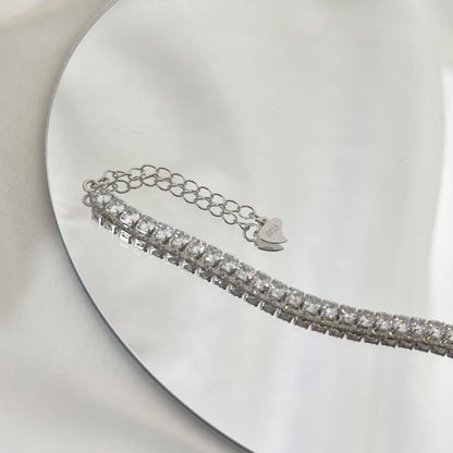 [Elitejewels]Sparkling Round Cut Daily Bracelet