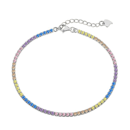 [Elitejewels]Dazzling Colorful Round Cut Daily Bracelet