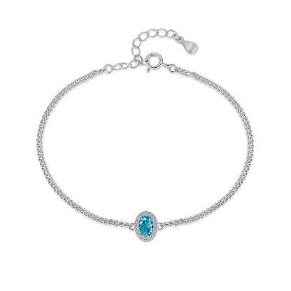 [Elitejewels]Exquisite Oval Shape Bracelet