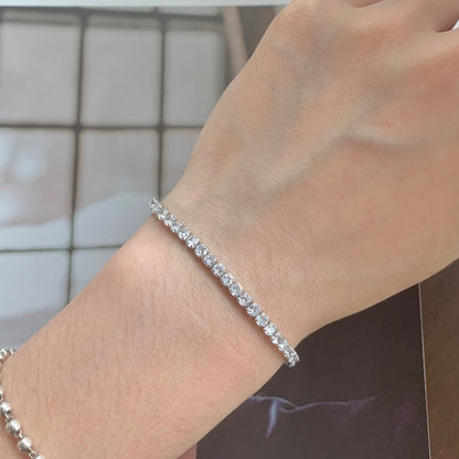 [Elitejewels] Funkelndes Armband im Rundschliff für jeden Tag