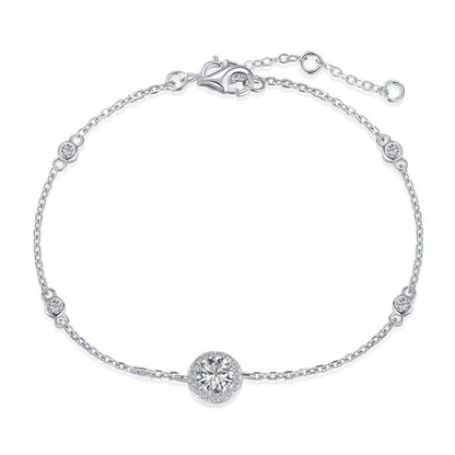 [Elitejewels]Dazzling Round Cut Shape Bracelet