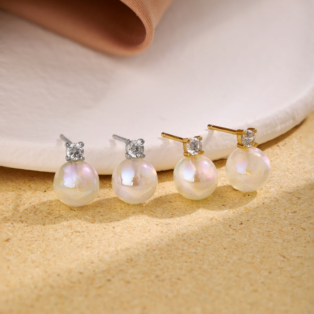 [Elitejewels]Symphony Mermaid Pearl Earrings