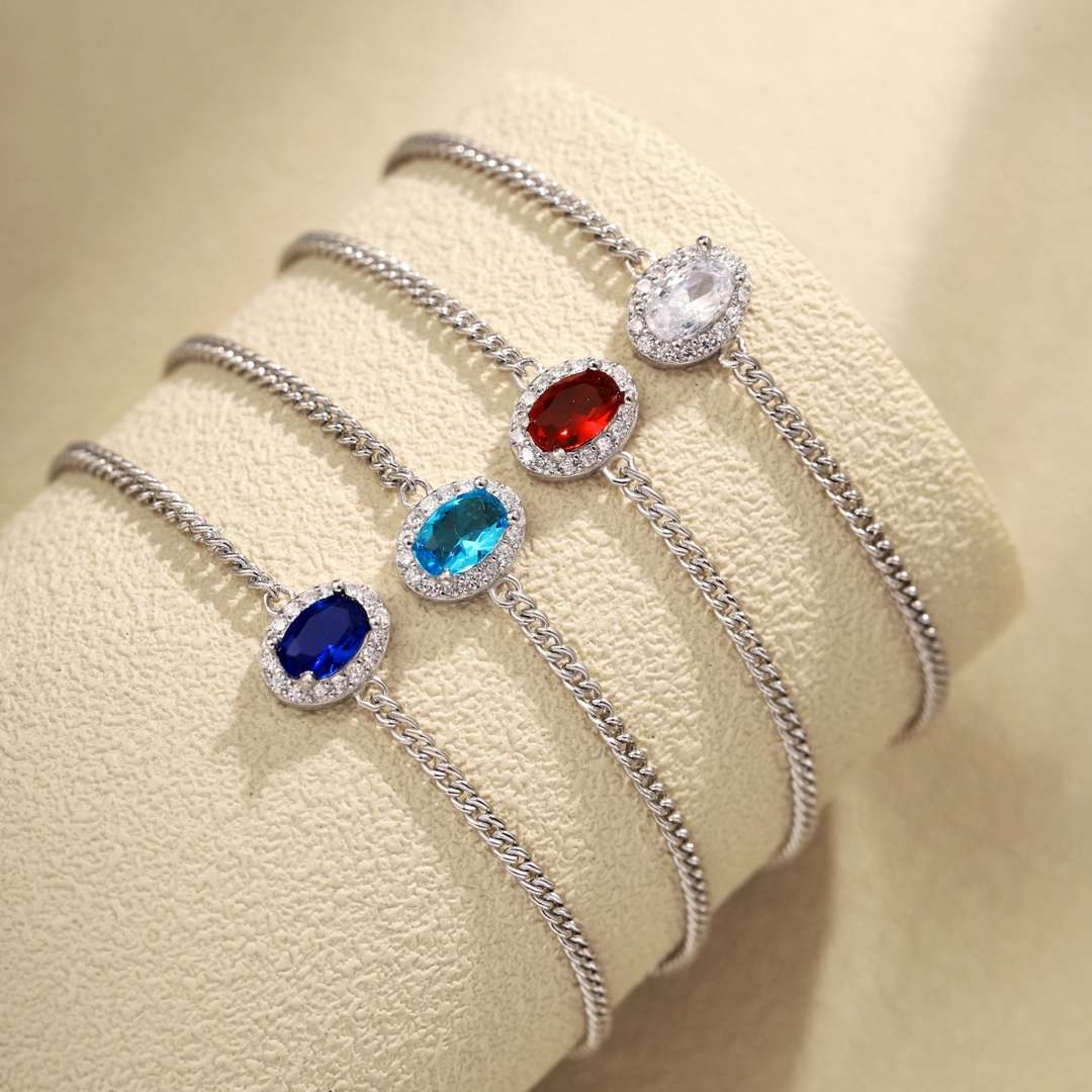 [Elitejewels]Exquisite Oval Shape Bracelet