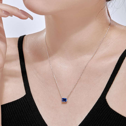 [Elitejewels]Luxurious Square Shape Colorful Necalack