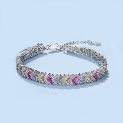 [Elitejewels]Ornate Sparkling Round Cut Party Bracelet