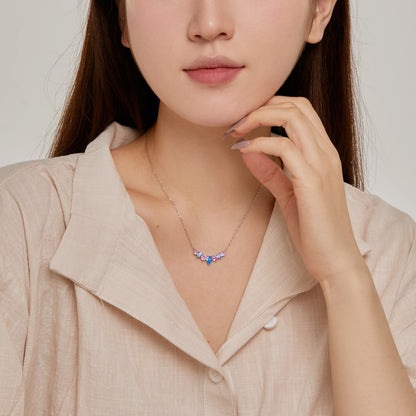 [Elitejewels]Dainty Colorful Heart Necklace