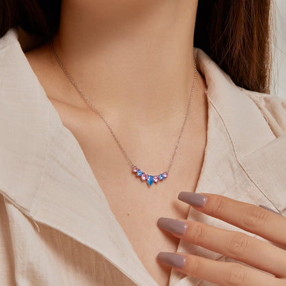 [Elitejewels]Dainty Colorful Heart Necklace