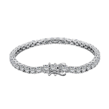 [Elitejewels]Luxurious Ornate Round Cut Tennis Bracelet