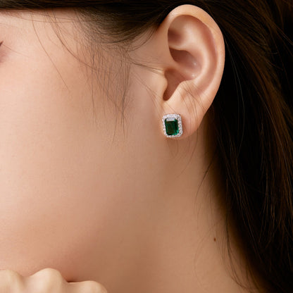 [Elitejewels]Luxurious Dainty Emerald Cut Banquet Earrings